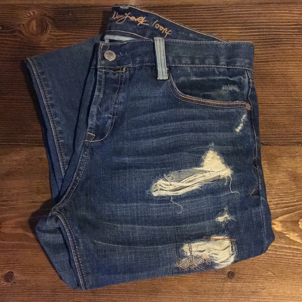 SOLD RUEHL patchwork denim -24-